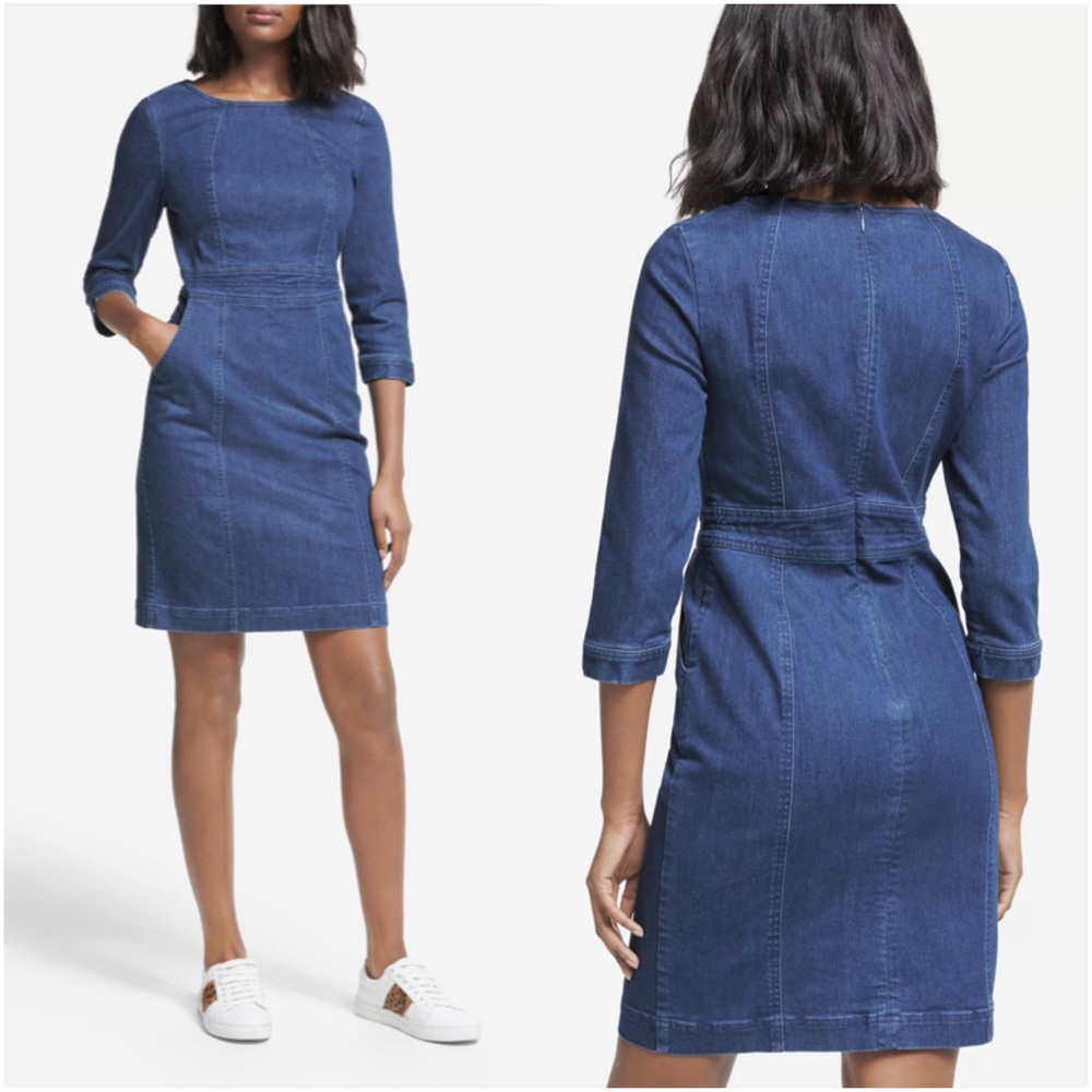 Boden Caroline Denim Dress